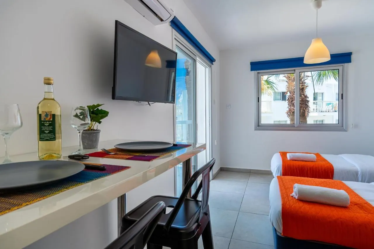 Apartment Tangerine Studio With Pool In Ayia Napa Cyprus